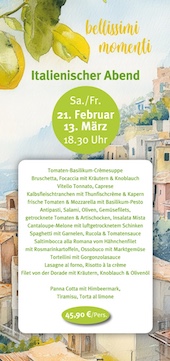 Verwöhnabend 21.2.2026