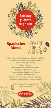 Verwöhnabend 7.3.2026